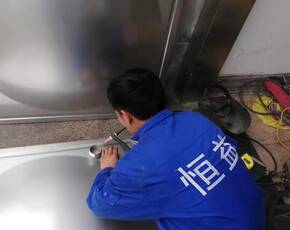 不锈钢水箱制作施工现场